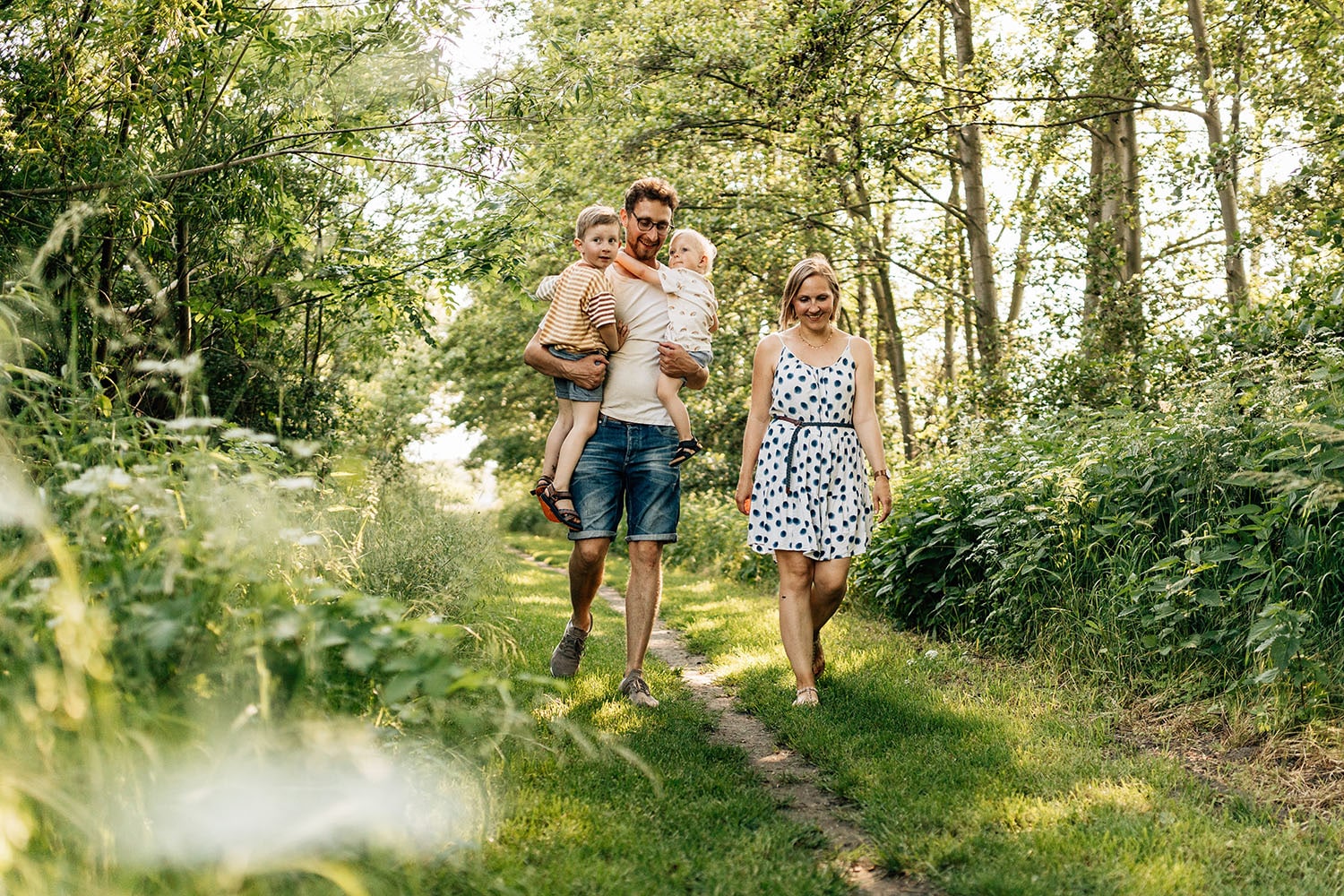 Familienfotografie in der Natur